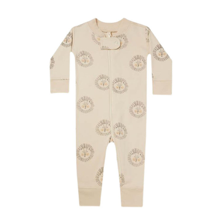 Naptime Cotton Romper – Breathable, Printed One-Piece for Babies
