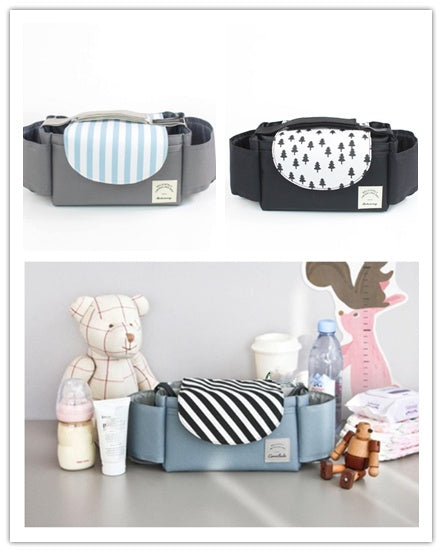 Baby Stroller Organizer Bag – Nappy Storage, Cup Holder & On-the-Go Essentials