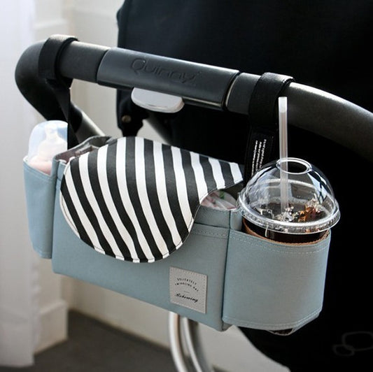 Baby Stroller Organizer Bag – Nappy Storage, Cup Holder & On-the-Go Essentials