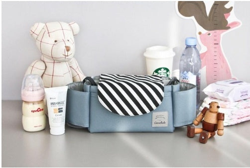 Baby Stroller Organizer Bag – Nappy Storage, Cup Holder & On-the-Go Essentials