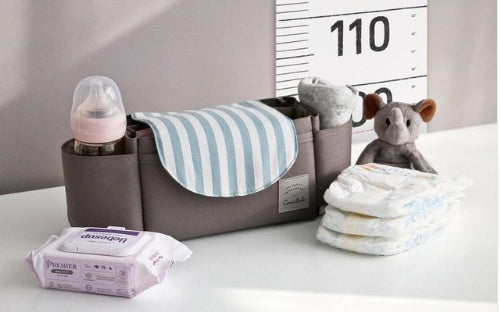 Baby Stroller Organizer Bag – Nappy Storage, Cup Holder & On-the-Go Essentials