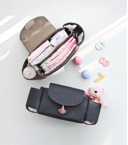 Baby Stroller Organizer Bag – Nappy Storage, Cup Holder & On-the-Go Essentials