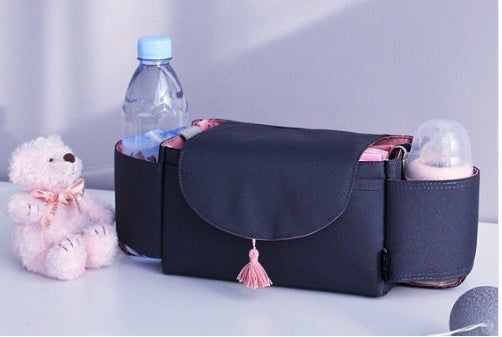 Baby Stroller Organizer Bag – Nappy Storage, Cup Holder & On-the-Go Essentials